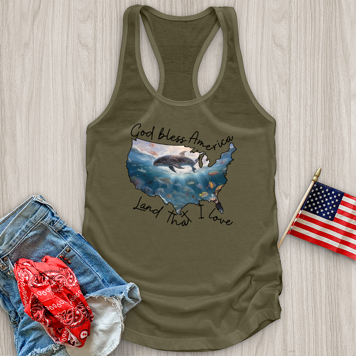 Ocean With Animals in It 2 Tank Top