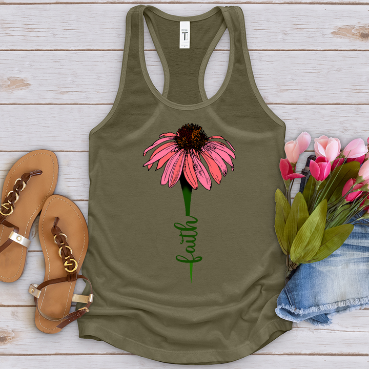 Faith Daisy Mandala Tank Top