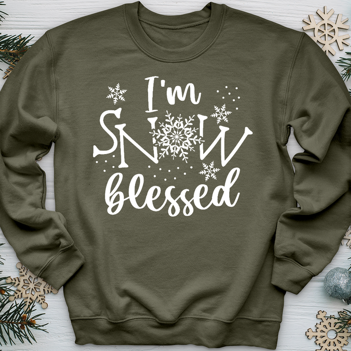 Snow Blessed Snowflake Crewneck