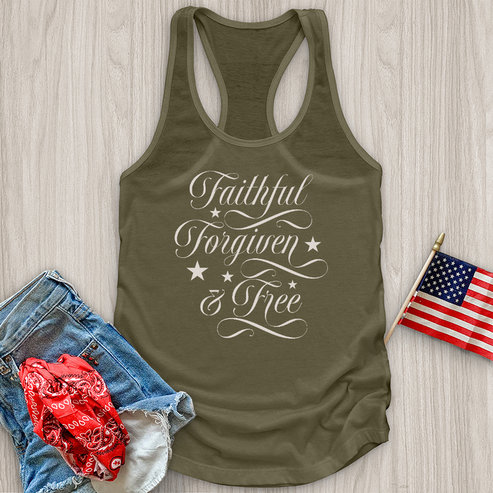 Faithful Forgiven & Free Tank Top