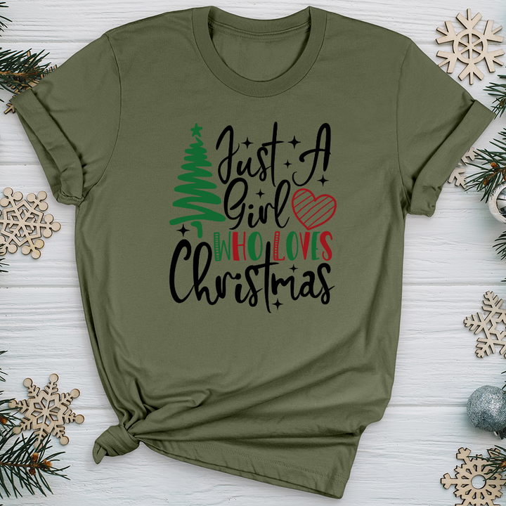 Just A Christmas Girl Softstyle Tee