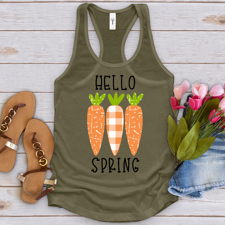 Hello Spring Carrots Tank Top