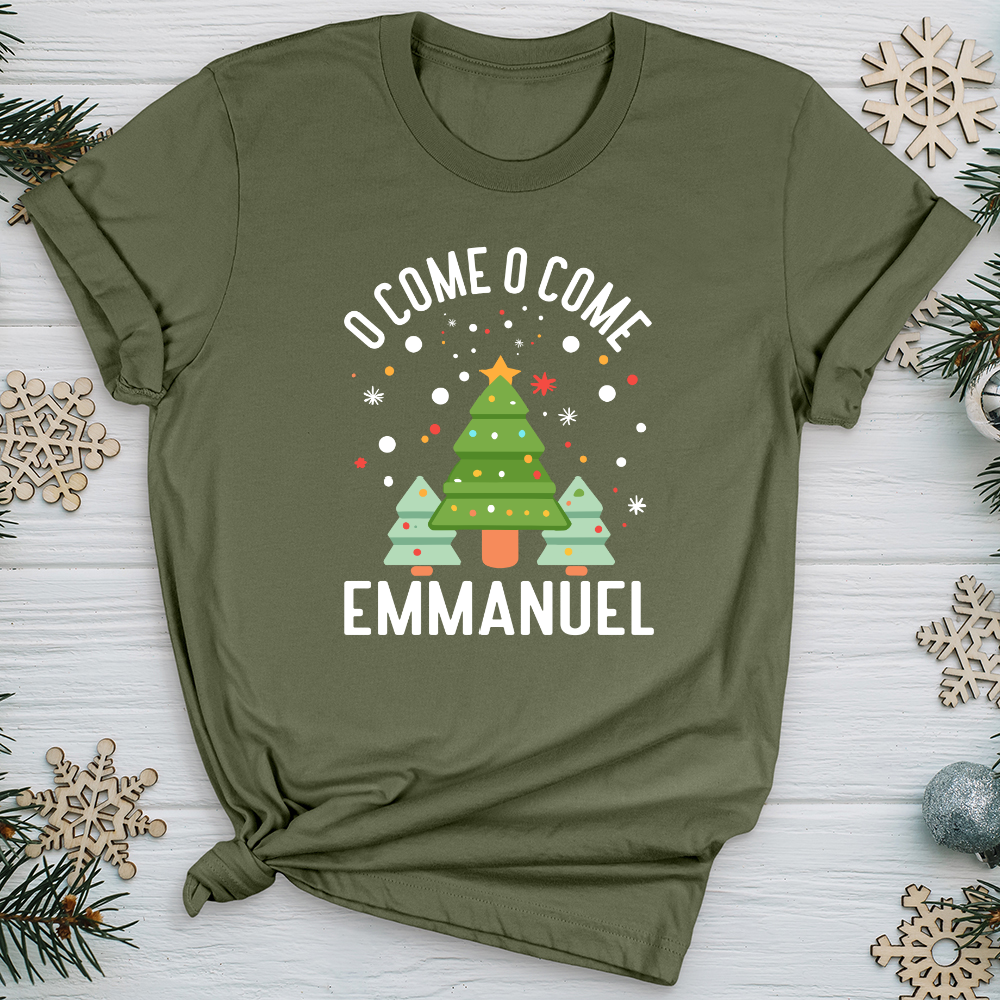 O Come o Come Emmanuel Softstyle Tee