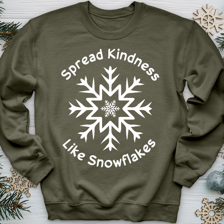 Spread Kindness Like Snowflakes Crewneck