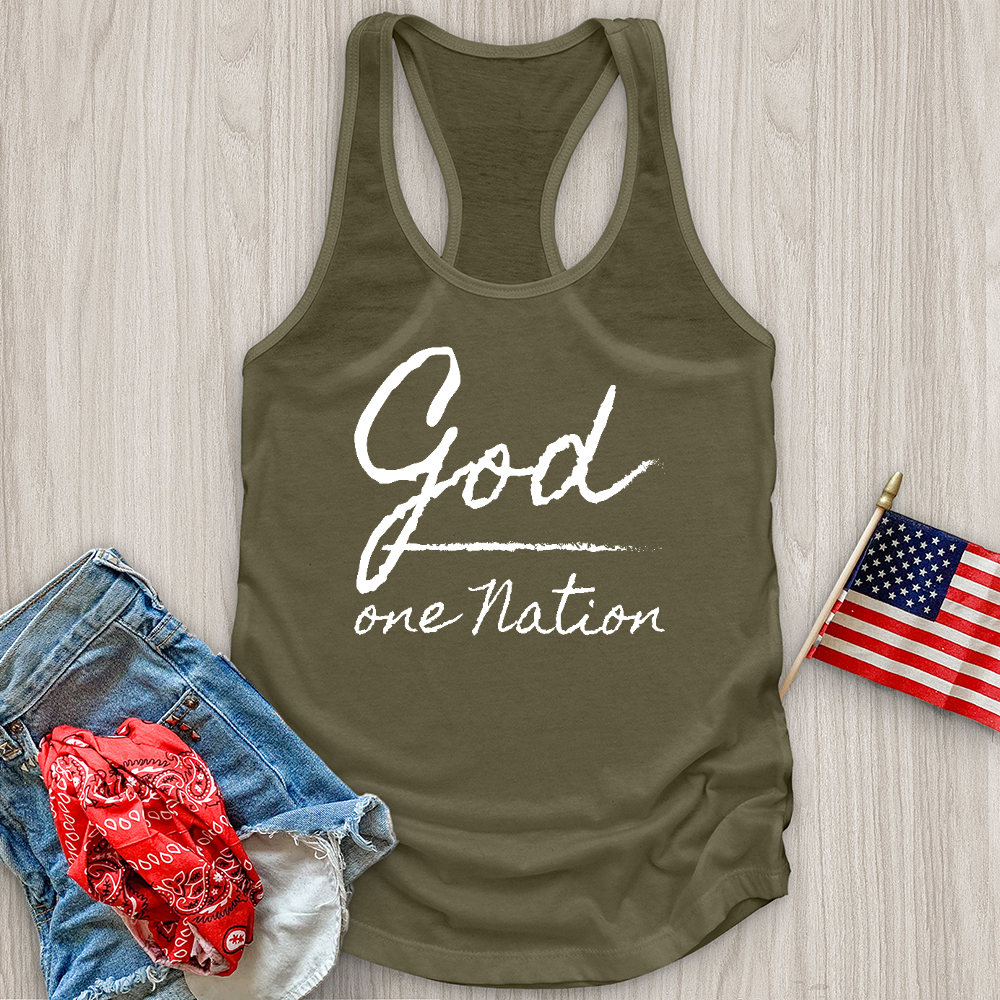 One Nation Under God Tank Top