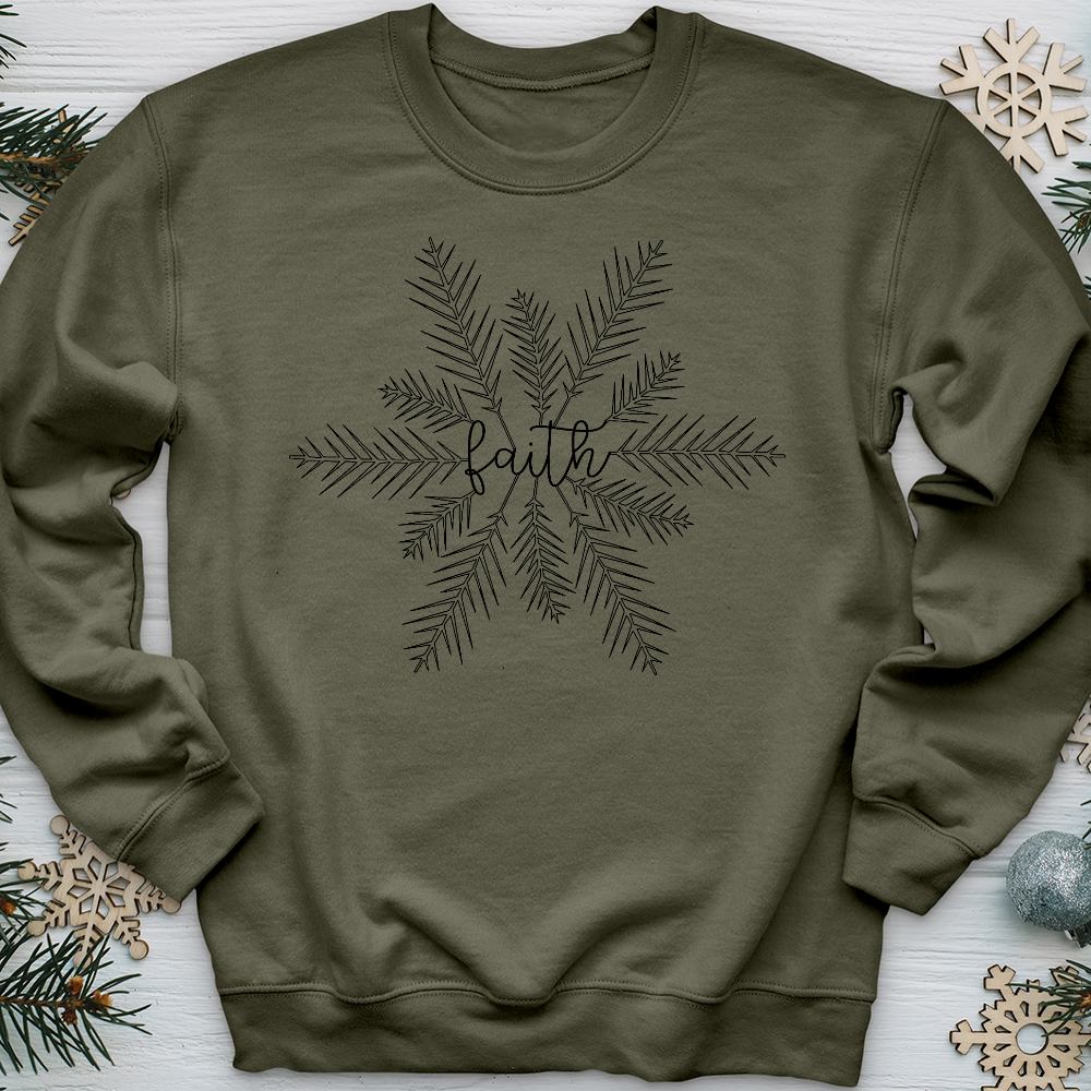 Centered Faith Flake Crewneck