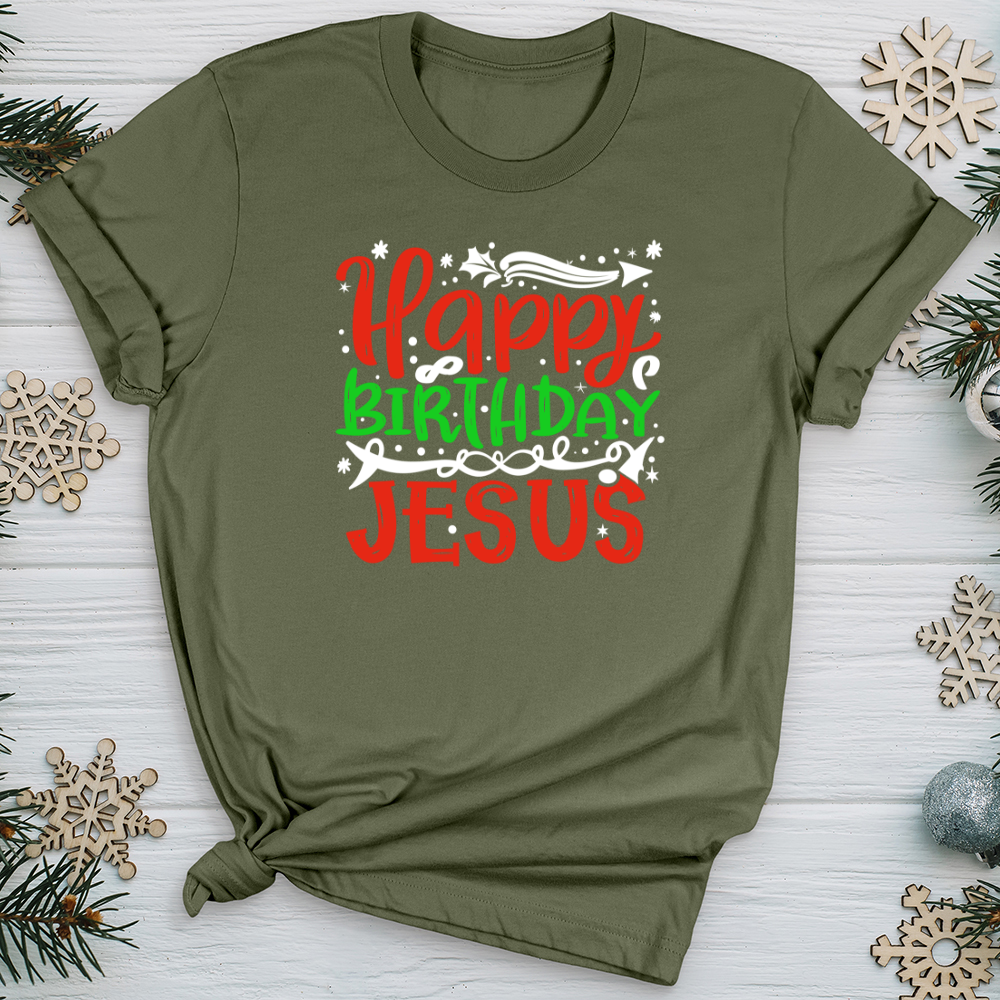 Happy Birthday Jesus Softstyle Tee