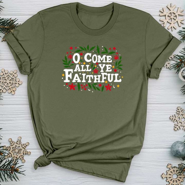 O Come All Ye Faithful Softstyle Tee