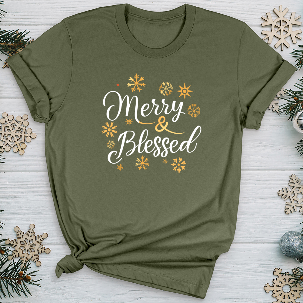 Merry and Blessed 01 Softstyle Tee