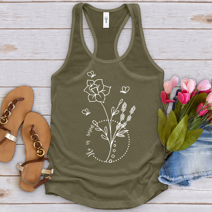 He Is Risen Bees Tank Top