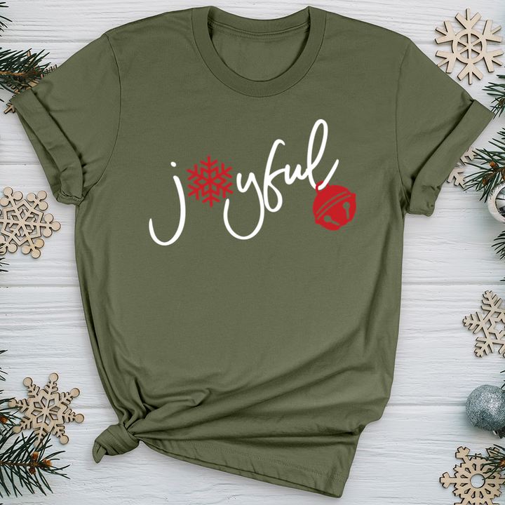 Joyful Christmas Flake 01 Softstyle Tee