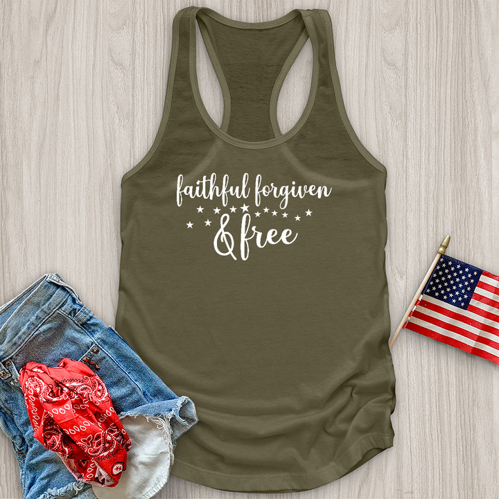 Forgiven & Free Stars Tank Top