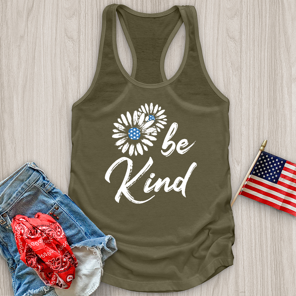 Be Kind Patriotic Tank Top