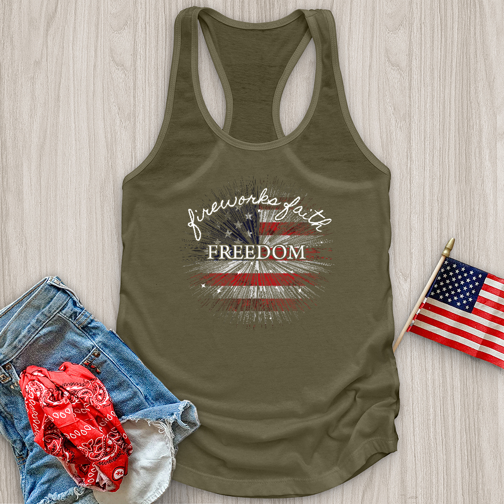 Fireworks Faith & Freedom V1 Tank Top