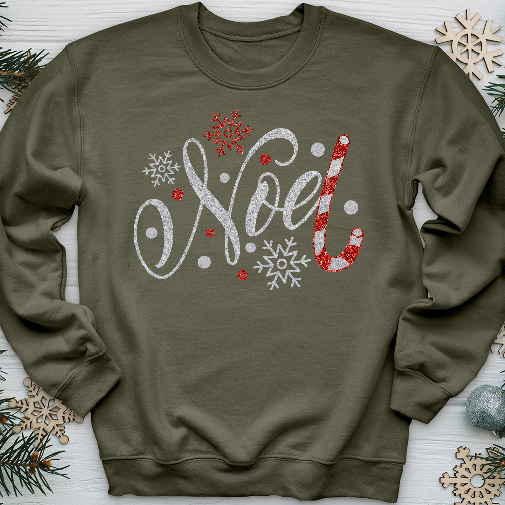 Noel Candy Cane Crewneck