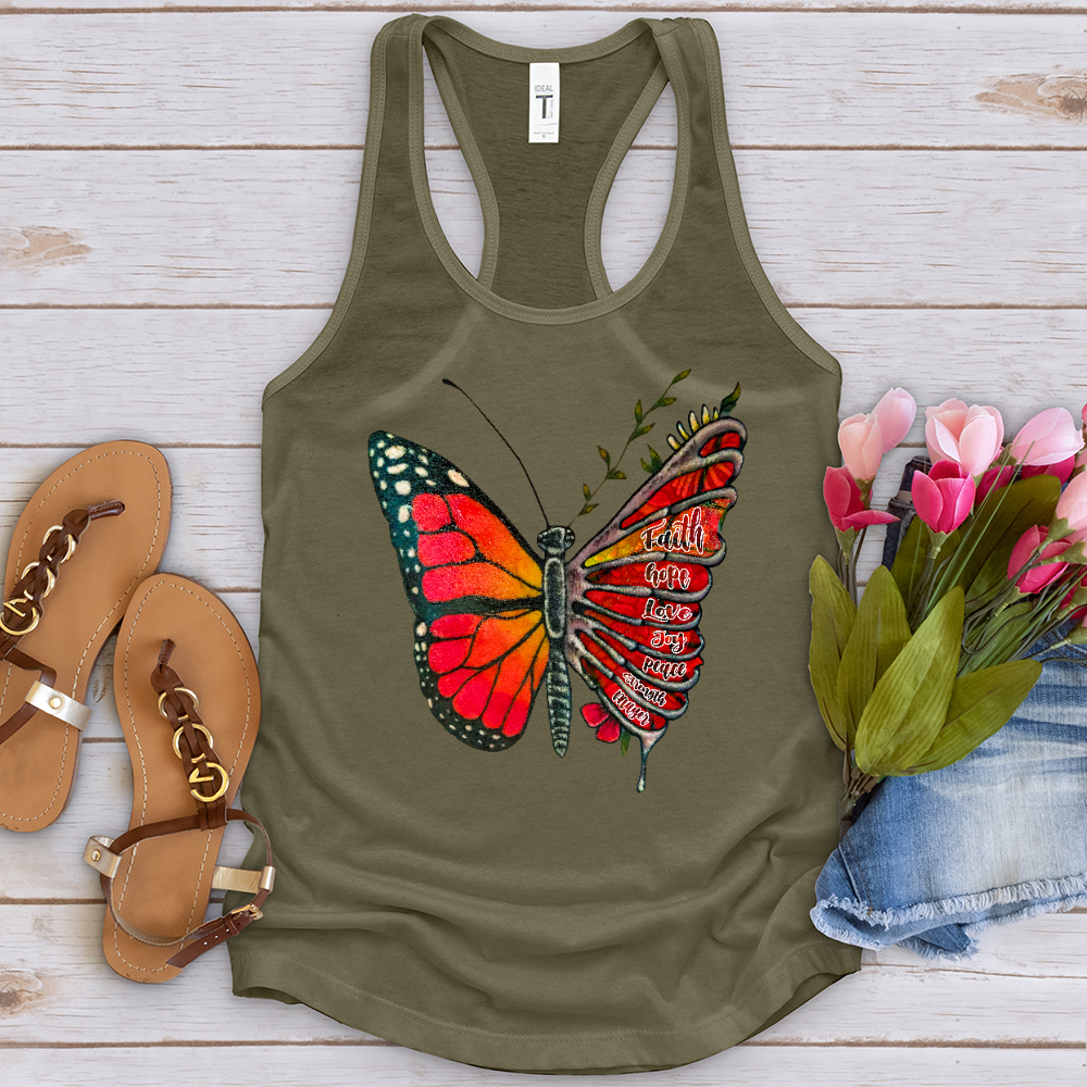 Faith Butterfly Tank Top