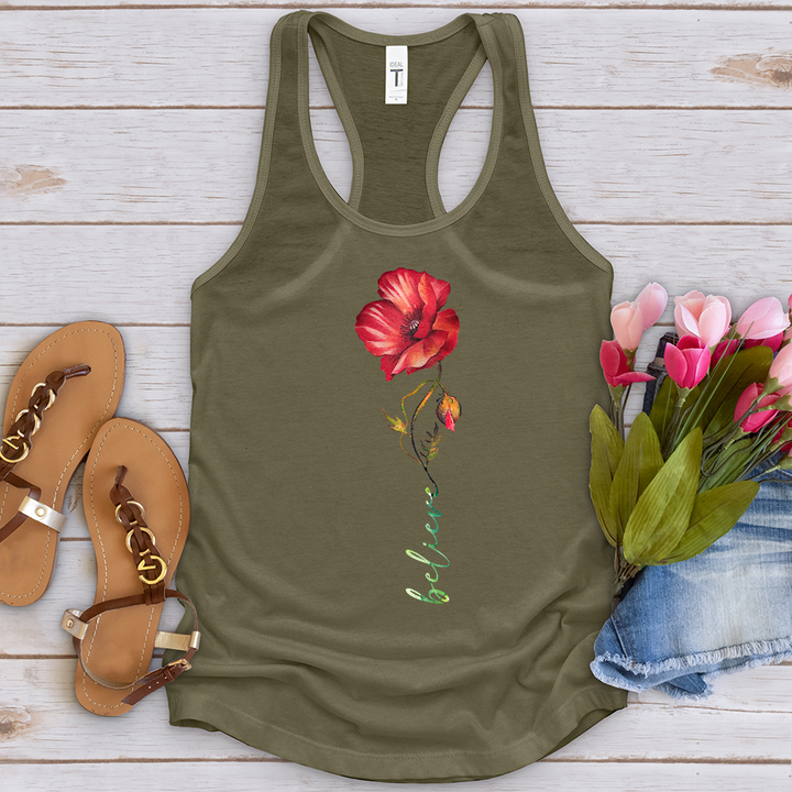 Believe Floral Tank Top