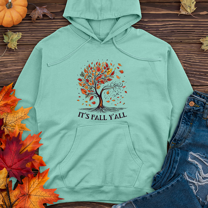 It's Fall Y'all Blooming Midweight Hoodie