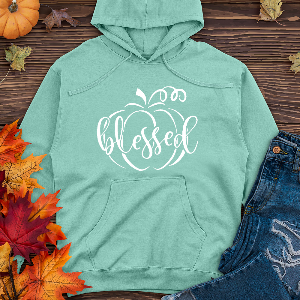 Fancy Blessed Pumpkin Midweight Hoodie