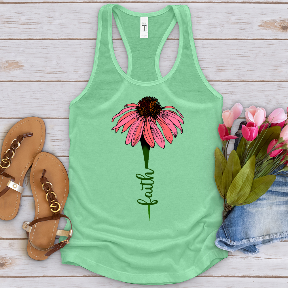 Faith Daisy Mandala Tank Top