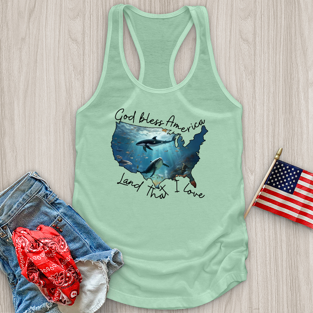 Ocean With Animals in It 3 Tank Top