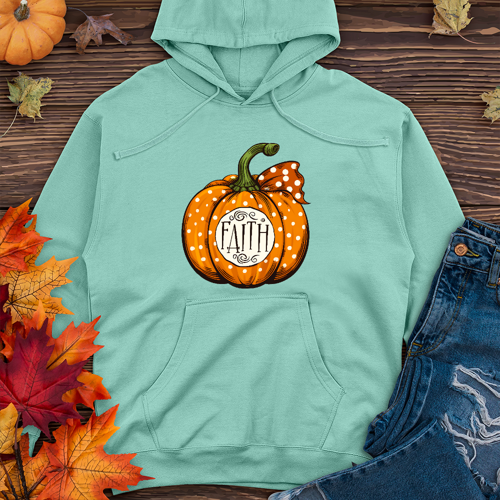 Faith Autumn Pumpkin Midweight Hoodie