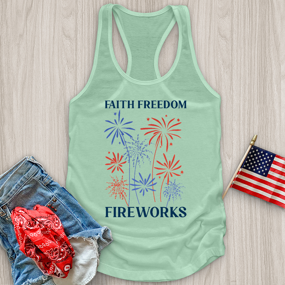 Faith & Fireworks Garden Tank Top