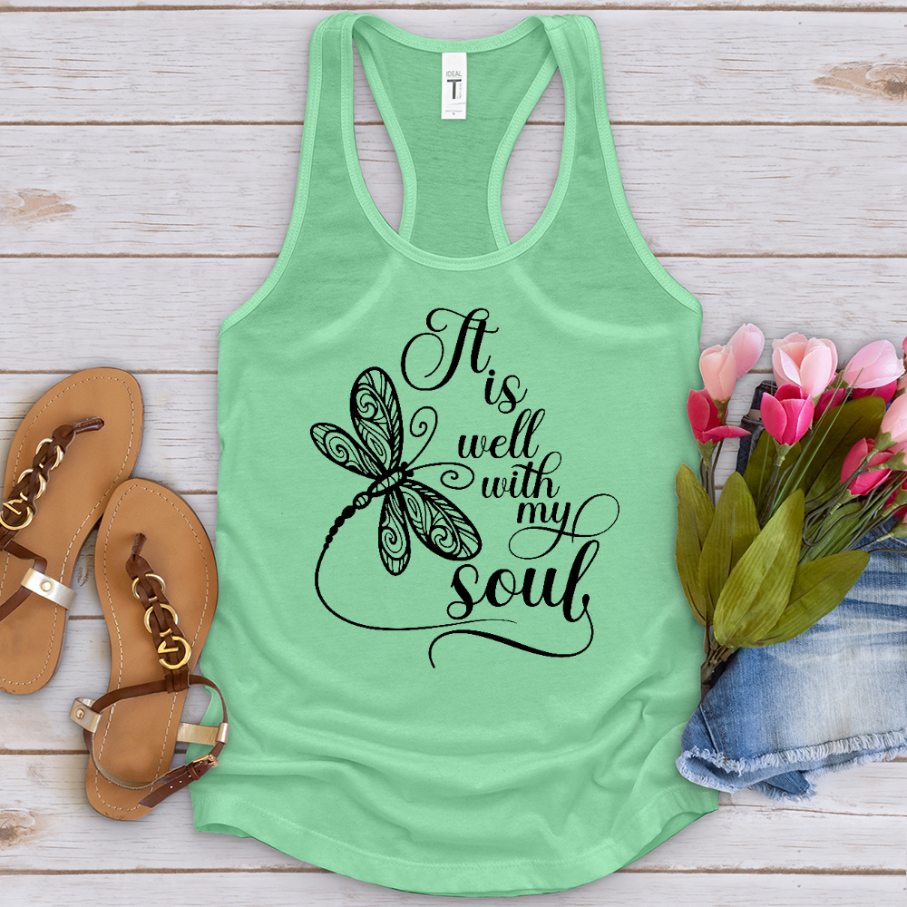 It Is Well Dragonfly Tank Top