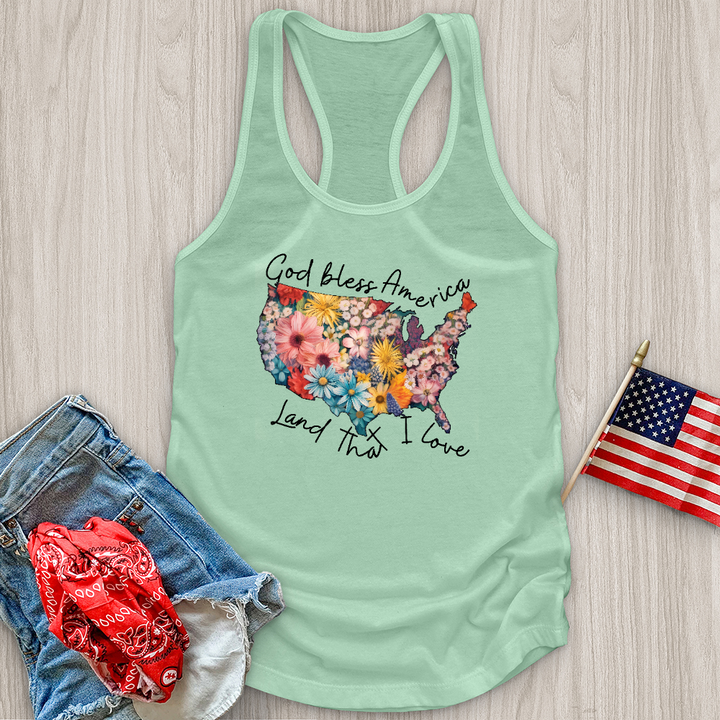 Flower Country Tank Top