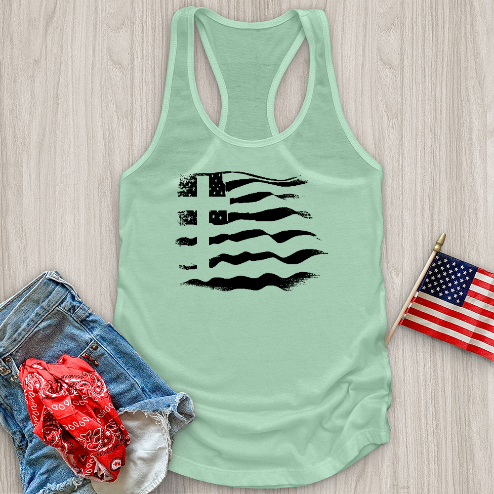 Flag & Cross Tank Top