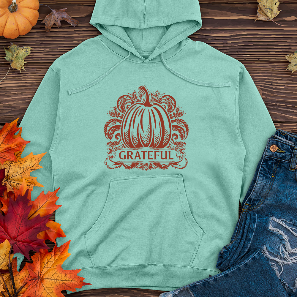 Grateful Paisley Pumpkin Midweight Hoodie