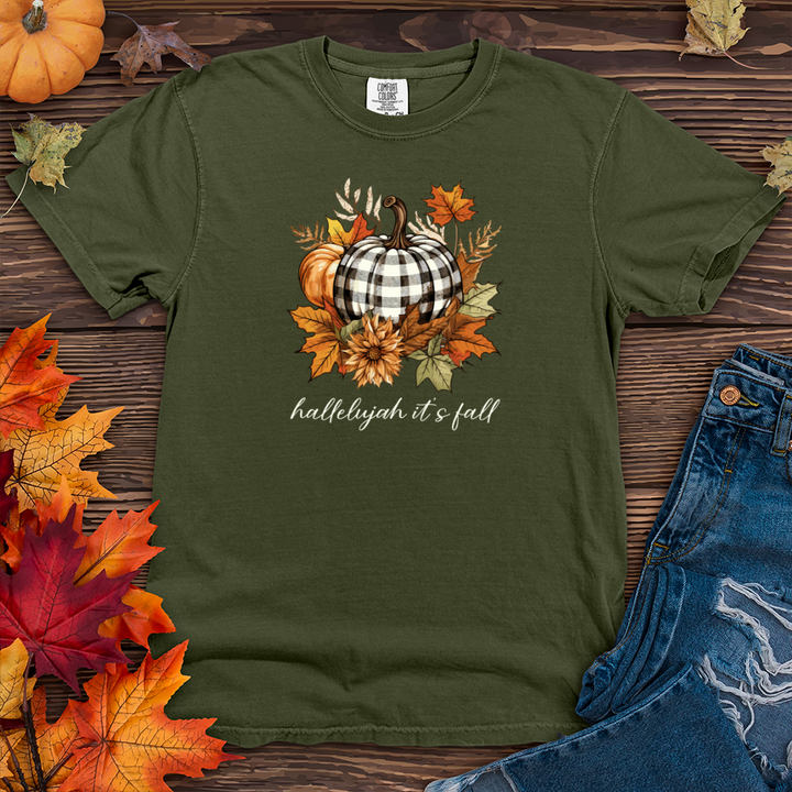 Hallelujah its fall Heavy Cotton Comfort Colors Tee