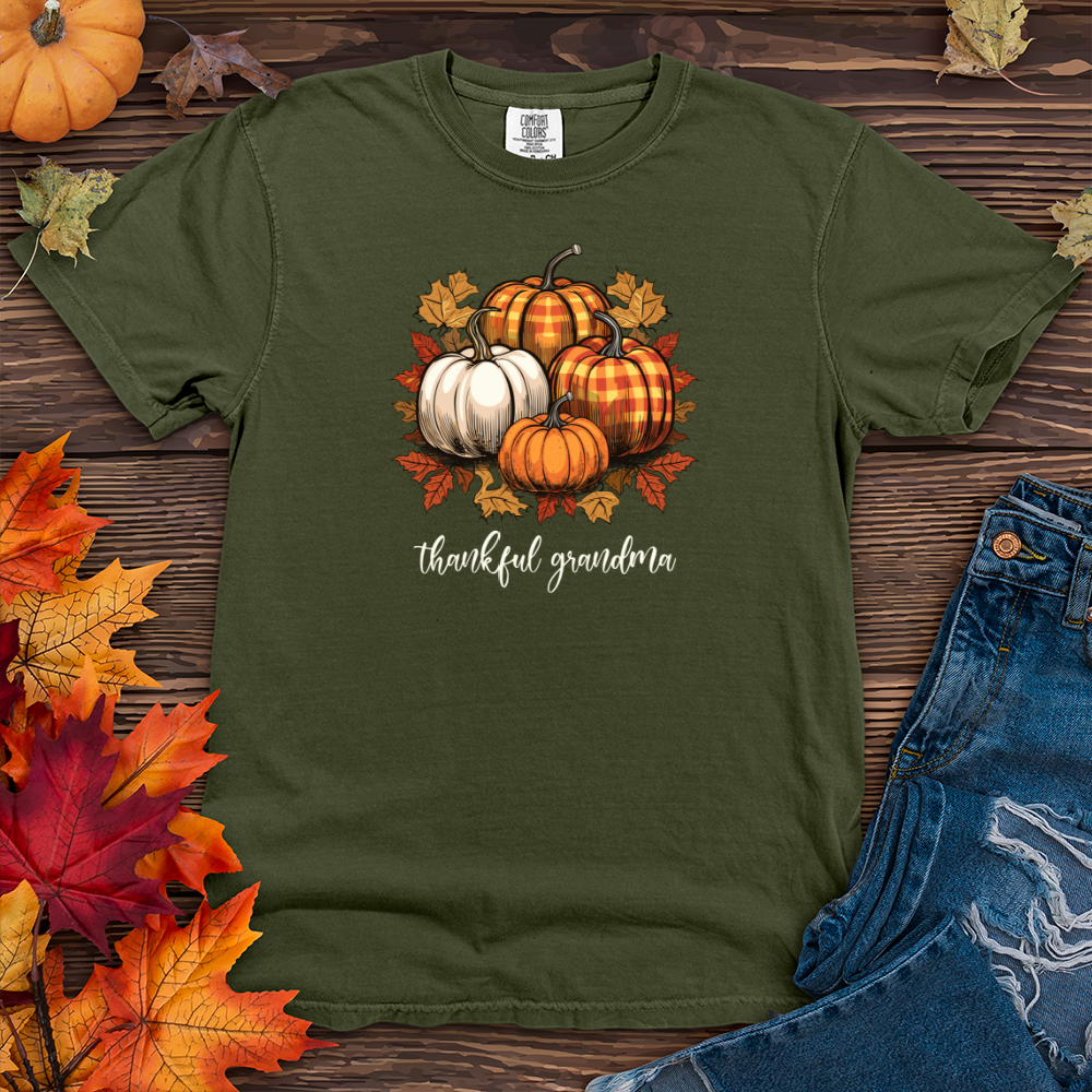 Thankful Grandma Heavy Cotton Comfort Colors Tee