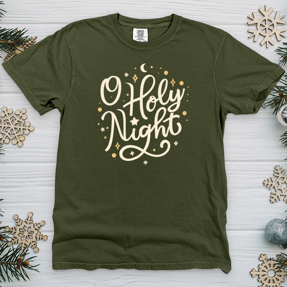 O Holy Night Heavy Cotton Comfort Colors Tee