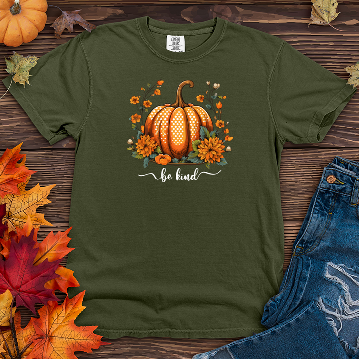 Polka Dot Pumpkin Blessings Heavy Cotton Comfort Colors Tee