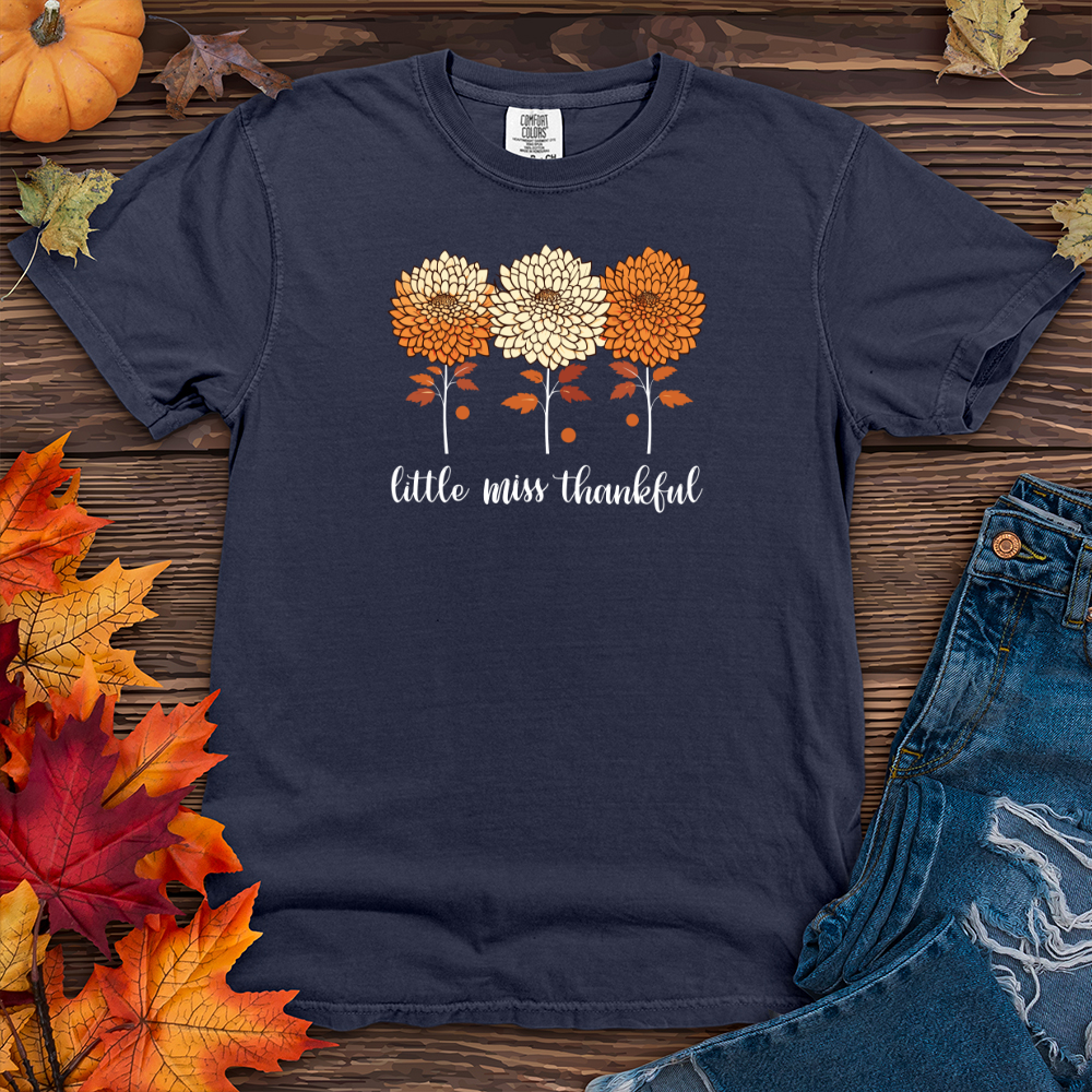 Playful Autumn Polka Dot Mum Trio Heavy Cotton Comfort Colors Tee