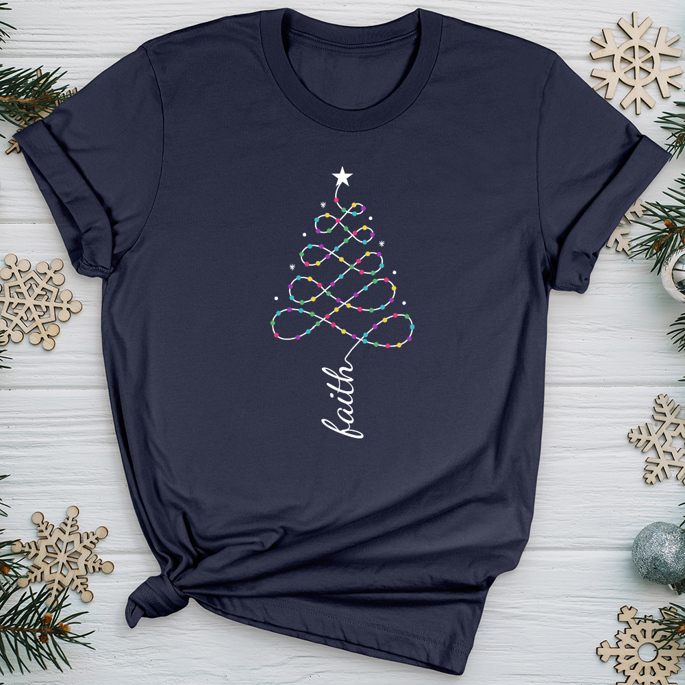 Faith Lights Tree Softstyle Tee