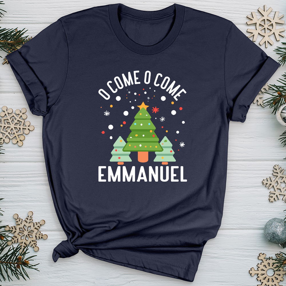 O Come o Come Emmanuel Softstyle Tee