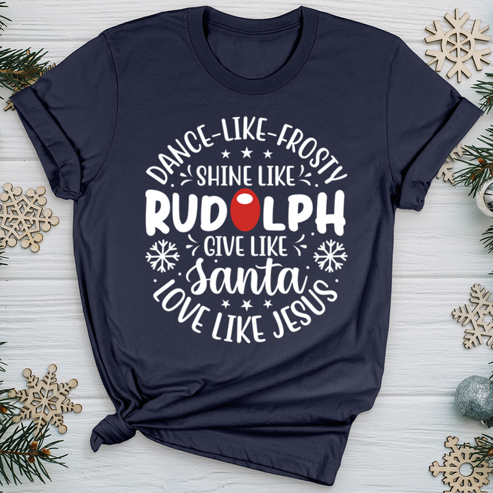 Shine Like Rudolph Softstyle Tee