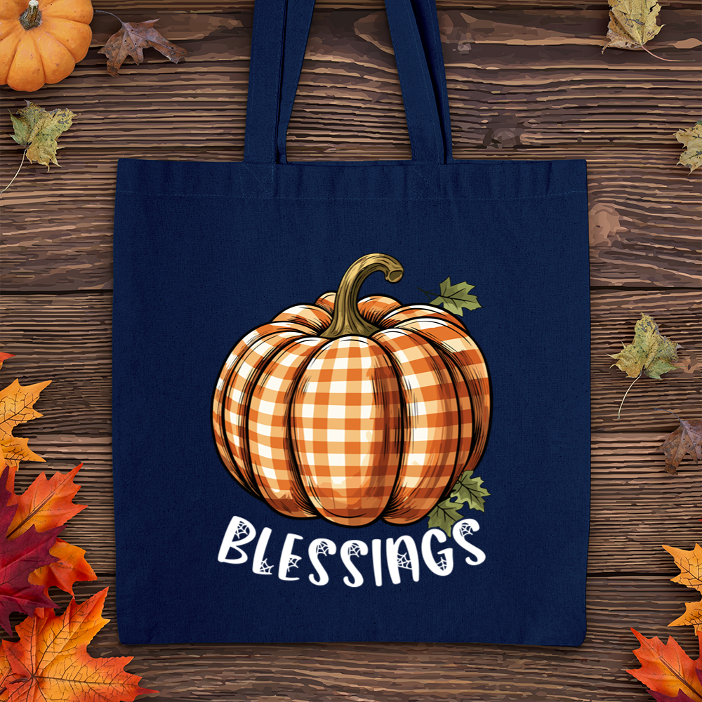 Pumpkin Blessings Tote Bag