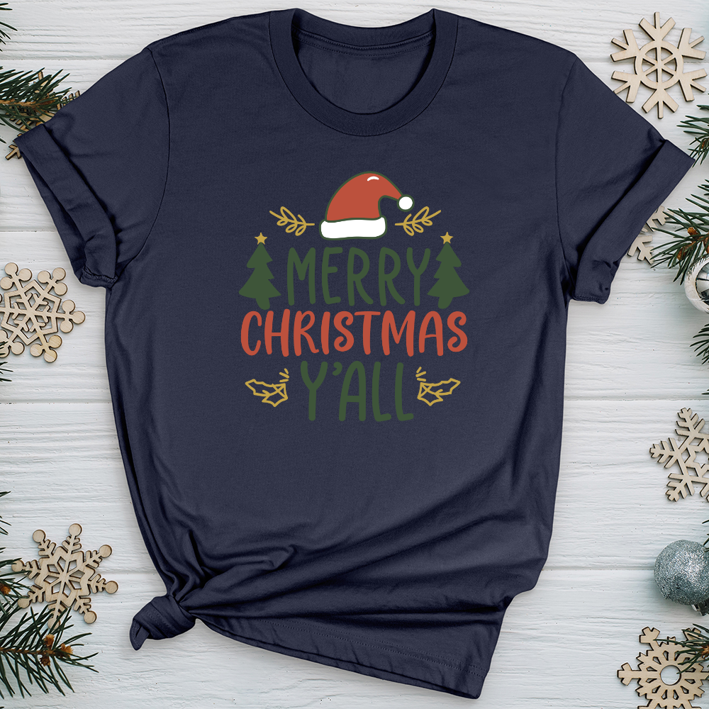 Merry christmas y’all Softstyle Tee