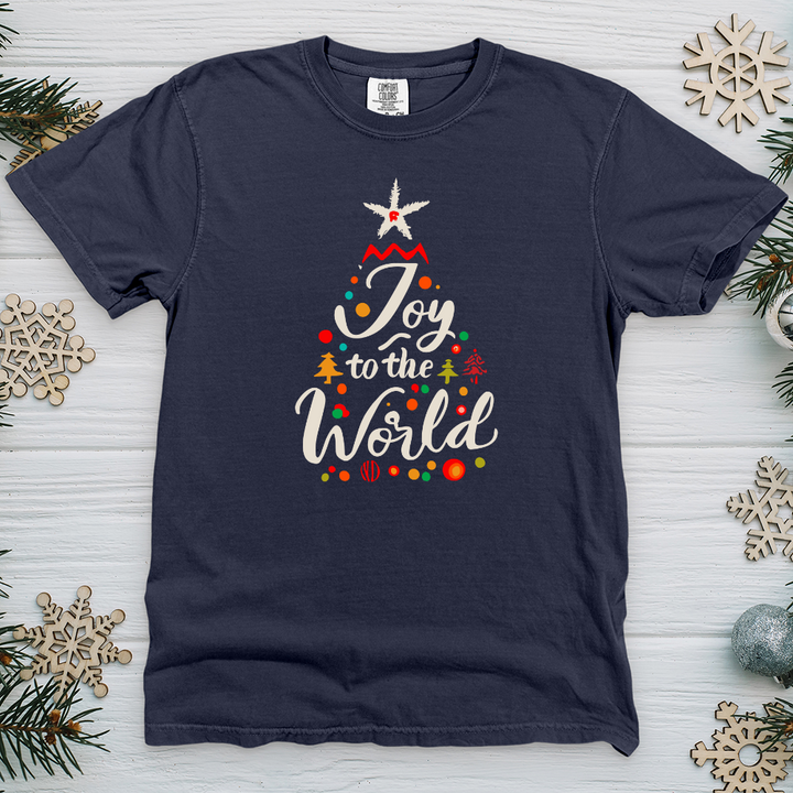 Joy to the world 01 Heavy Cotton Comfort Colors Tee