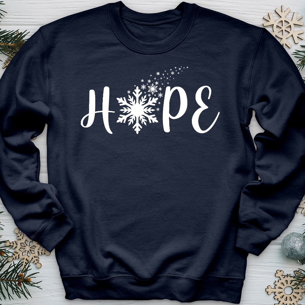 Hope Snowflake Crewneck