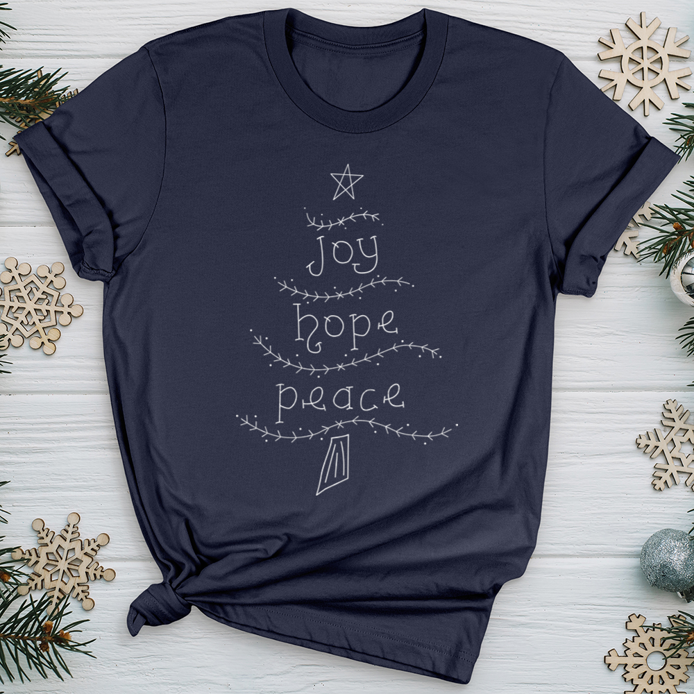 Joy Hope Peace Softstyle Tee