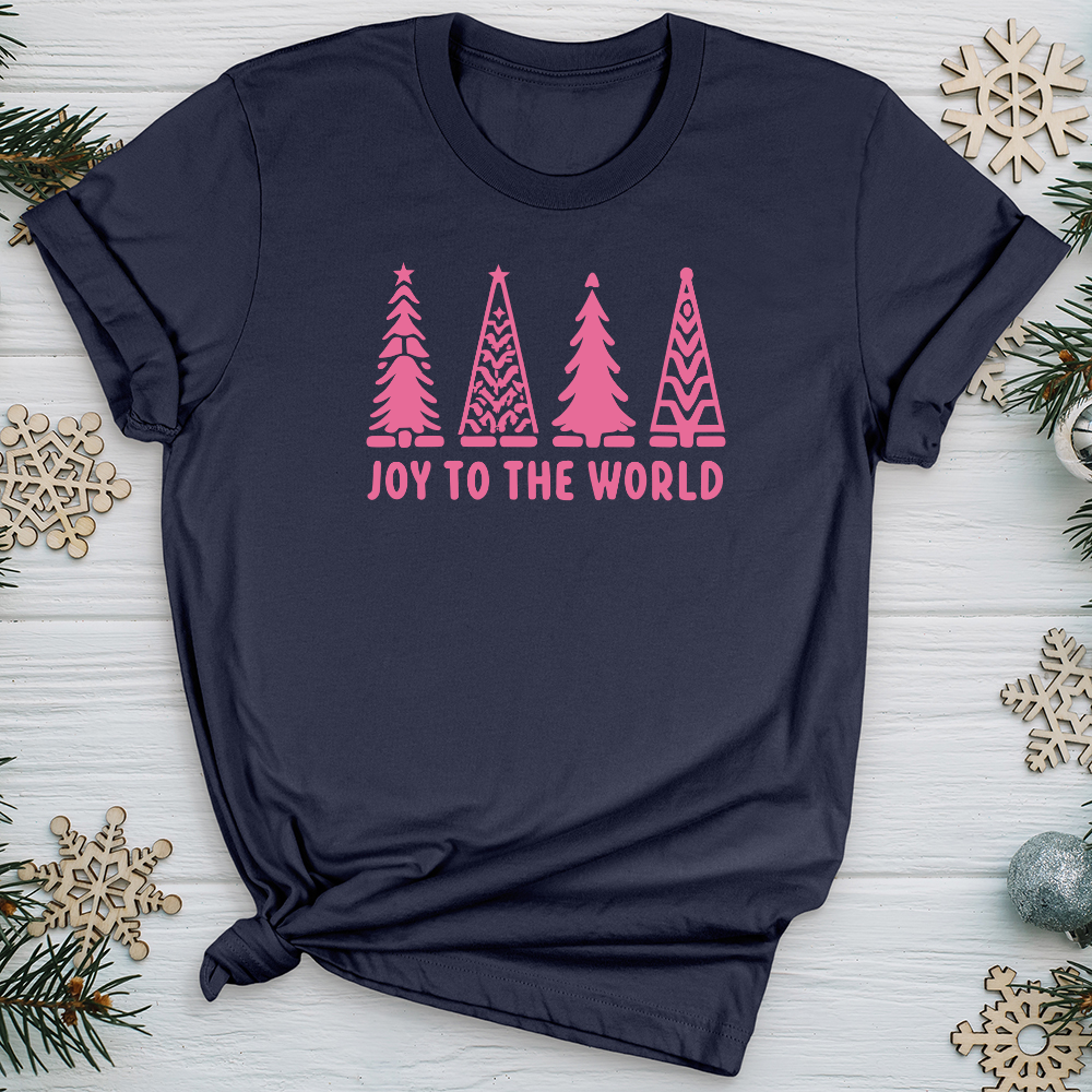 Joy Pink Trees Softstyle Tee