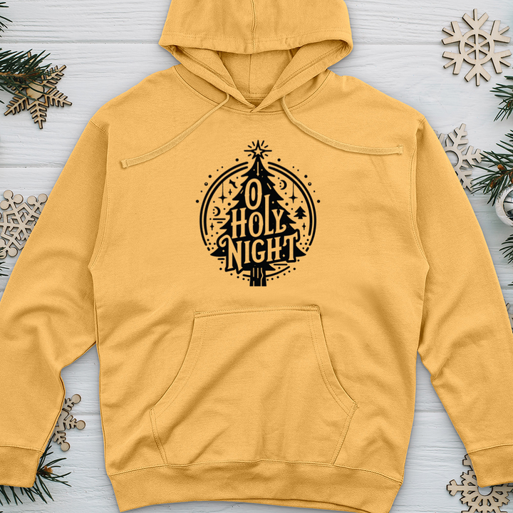 O Holy Night Midweight Hooded Sweatshirt