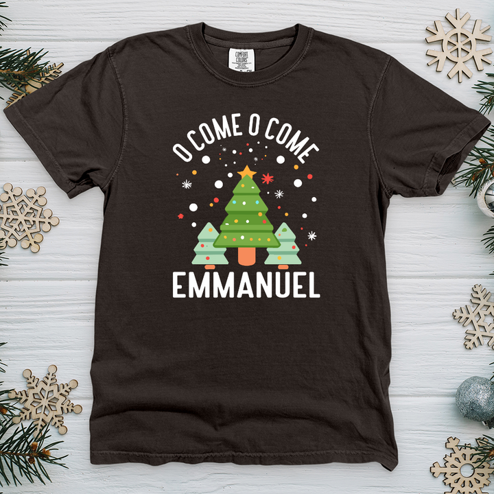 O Come o Come Emmanuel Heavy Cotton Comfort Colors Tee