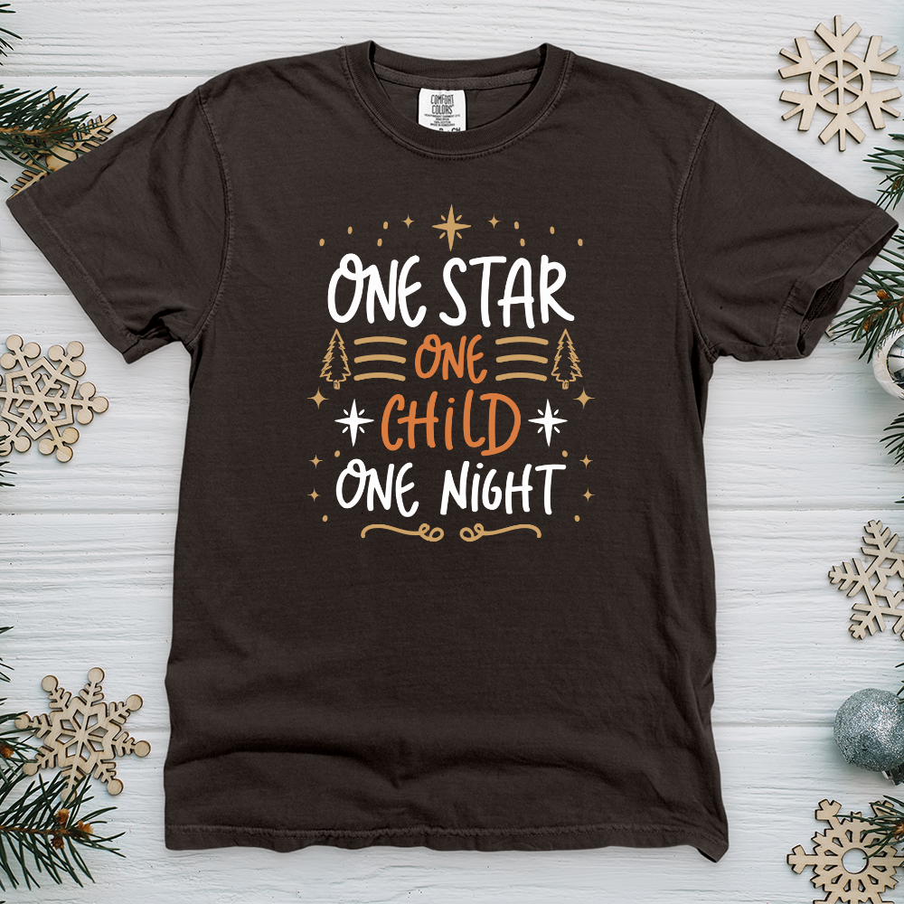 One Star One Child One Night Heavy Cotton Comfort Colors Tee