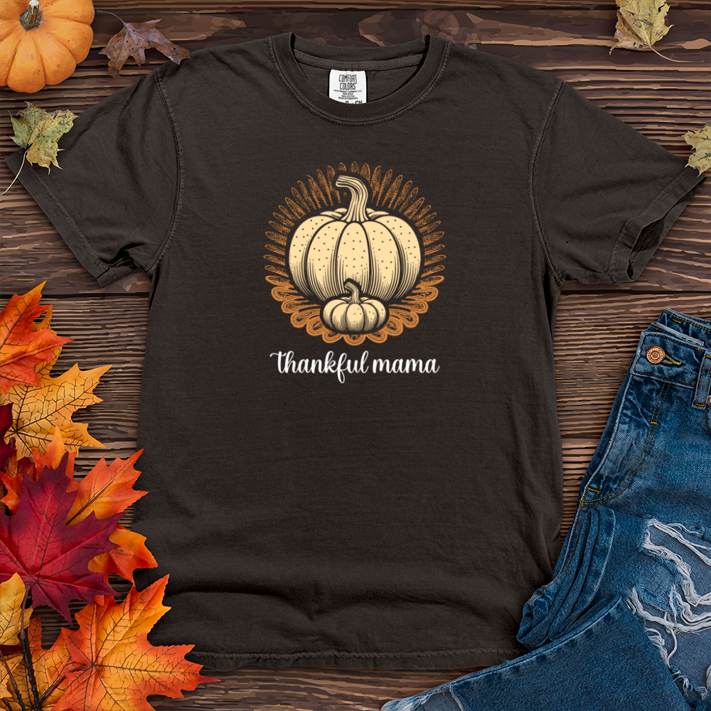 Retro Foodie Pumpkin Heavy Cotton Comfort Colors Tee