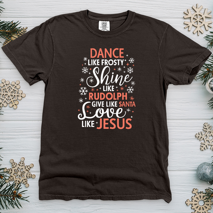 Dance Like Frosty Heavy Cotton Comfort Colors Tee